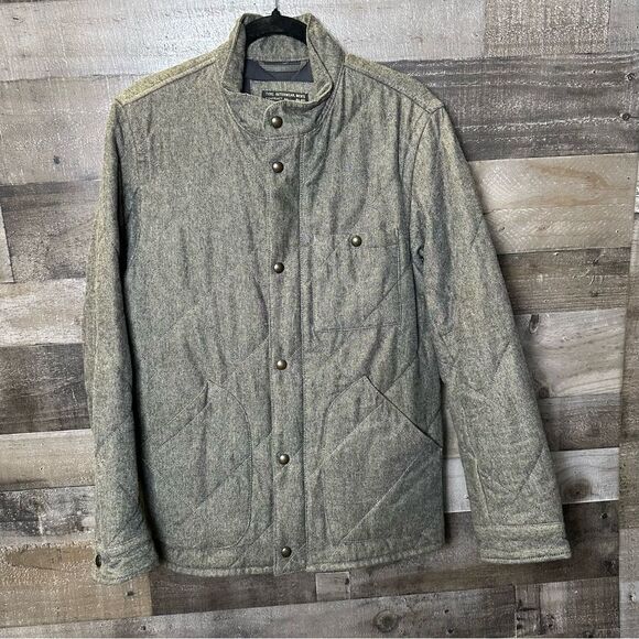 J Crew Mens Sussex Quilted Jacket size small utility barn coat - Picture 3 of 12